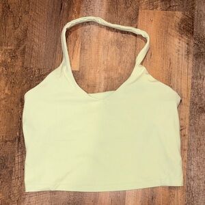 lululemon athletica Light Lime Halter Tank Top